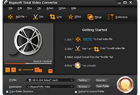 Bigasoft Total Video Converter 6.5.2.8769 with Crack.